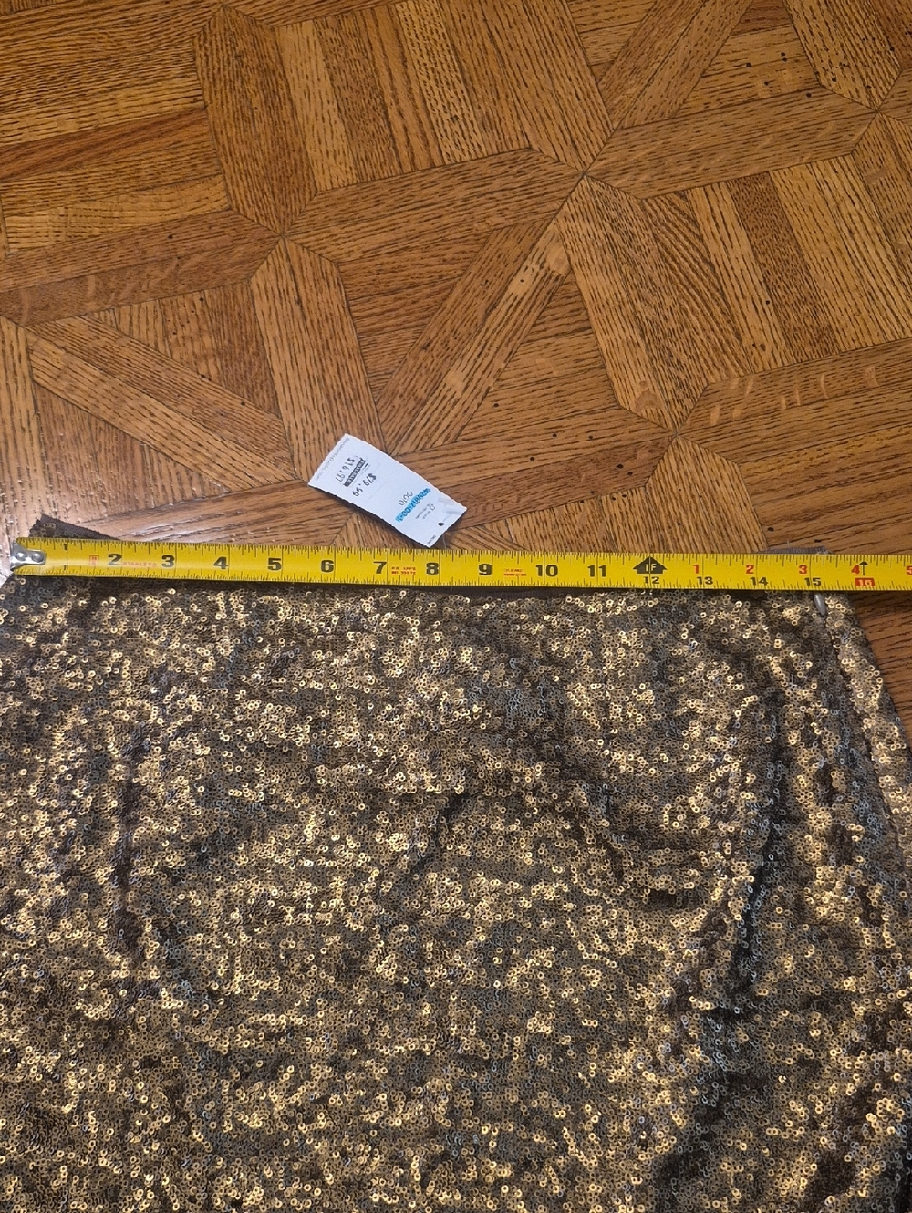 Banana Republic Gold Sequin Pencil Skirt - Picture 6 of 6